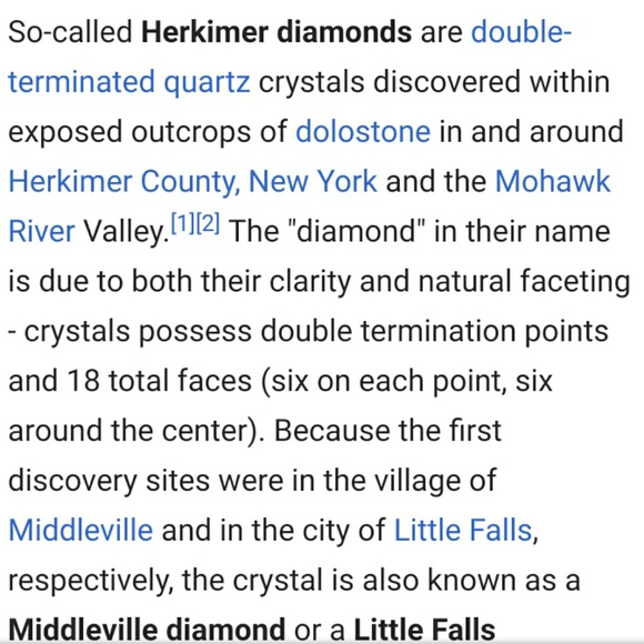 SOLD HERKIMER DIAMOND QUARTZ  RING - Picture 7 of 8